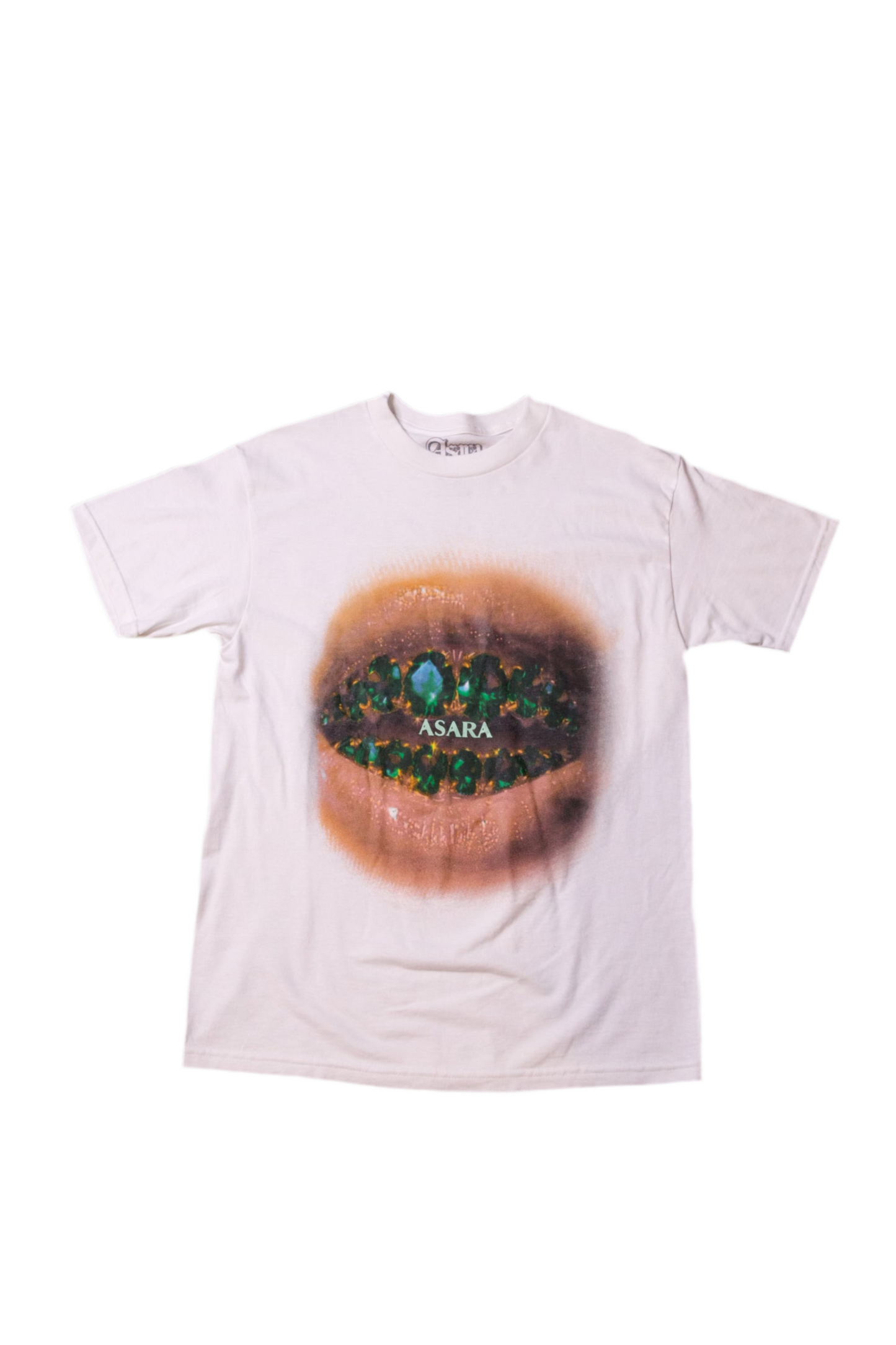 ASARA “EMERALD DREAMS” WHITE TEE